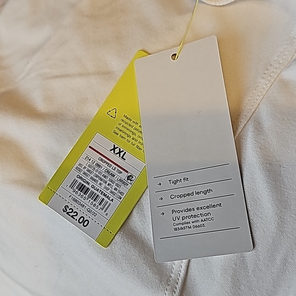 09 Women's Long Sleeve Sleeve Crop Top- All in Motion - Picture 12 of 12